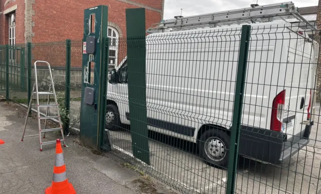 Remplacement des portiers d'appel pour une usine près de Jeumont, La Capelle, DHTECH